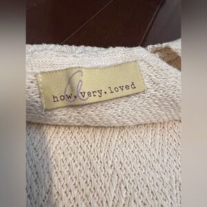 How Very Loved Cream Knit Sweater